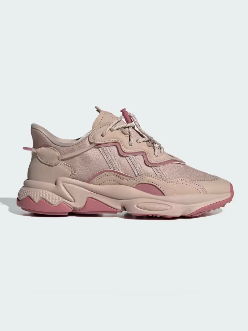Adidas Ozweego 'Wonder Taupe Pink Strata' Shoes Size 6.5